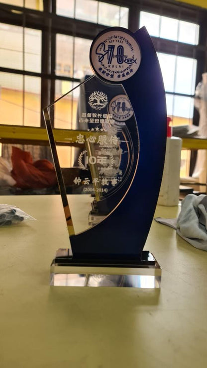 Acrylic Trophy Sample Designs