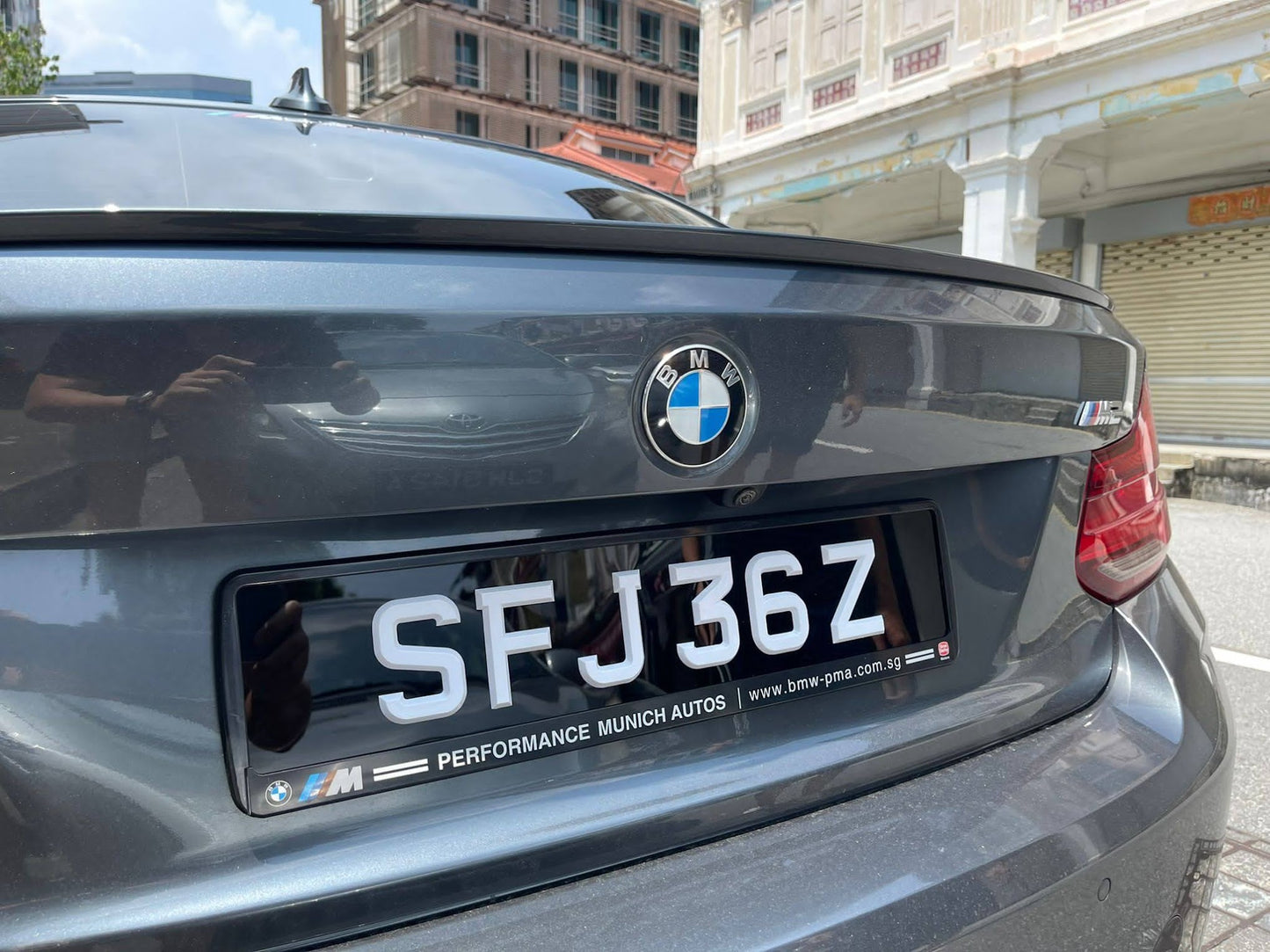 3D Gloss White Number Plate  [LTA COMPLIANT]