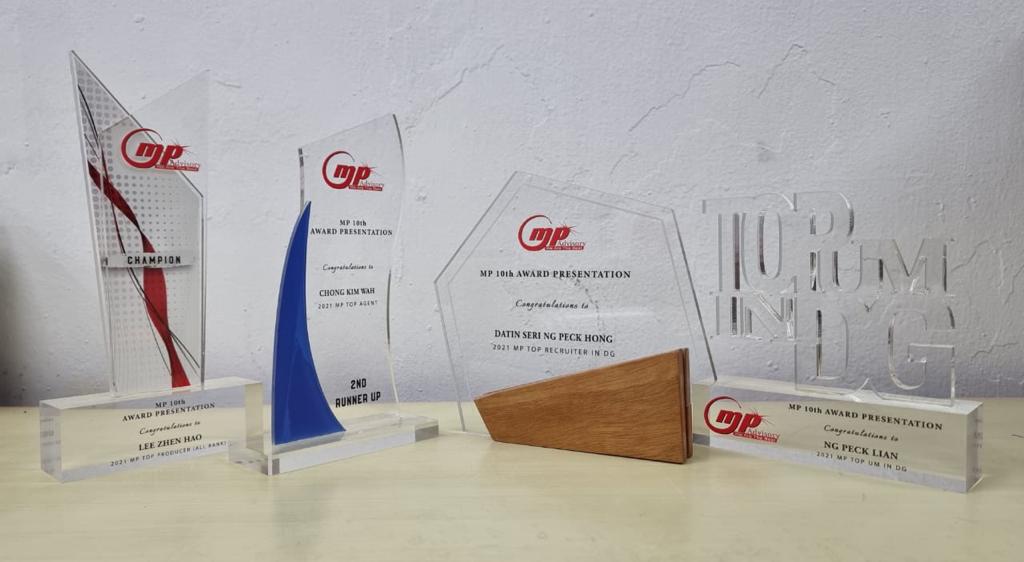 Acrylic Trophy Sample Designs