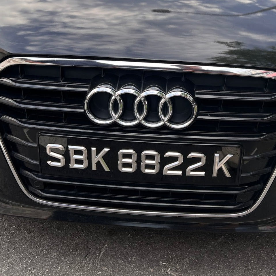 3D Metal Number Plate  [LTA COMPLIANT]