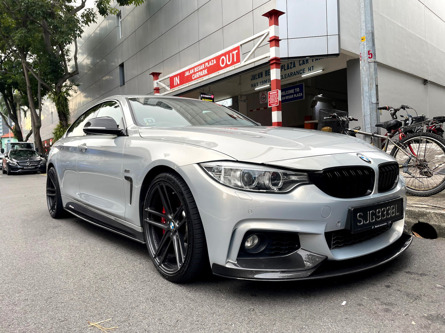 CF Laser Cut Number Plate - Matte Steel Grey [LTA NON-COMPLIANT]