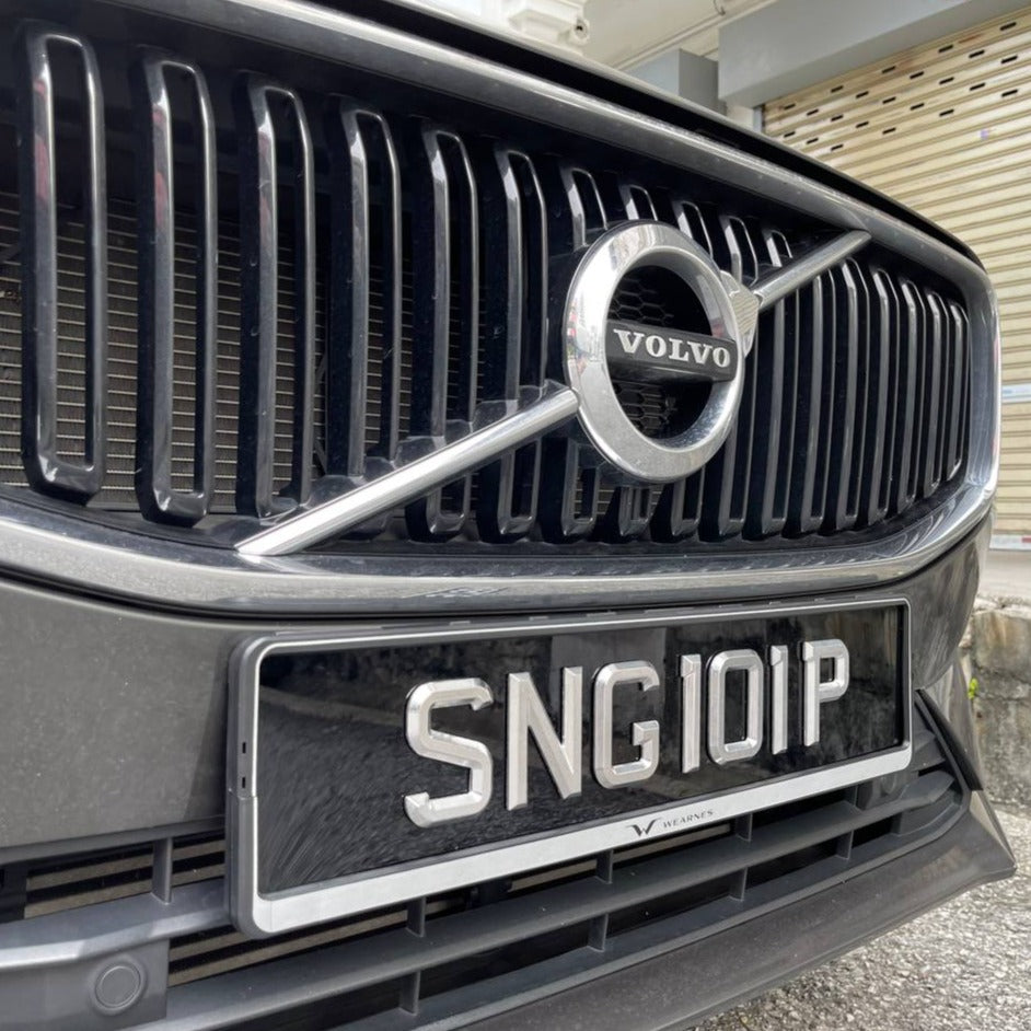 3D Metal Number Plate  [LTA COMPLIANT]