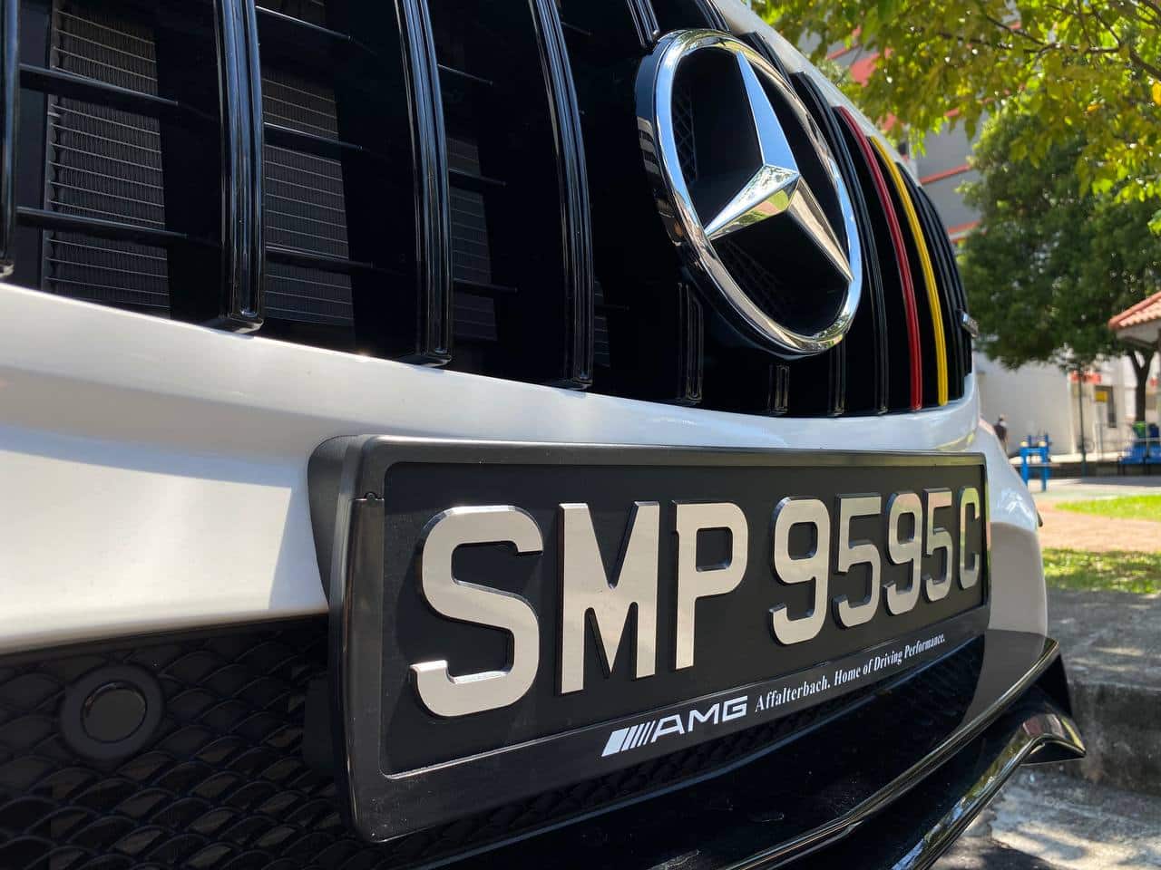 3D Silver Metal Number Plate - Laminated Silver  [LTA COMPLIANT]