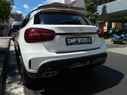 3D Silver Metal Number Plate - Laminated Silver  [LTA COMPLIANT]