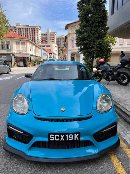 3D Gloss White Number Plate  [LTA COMPLIANT]
