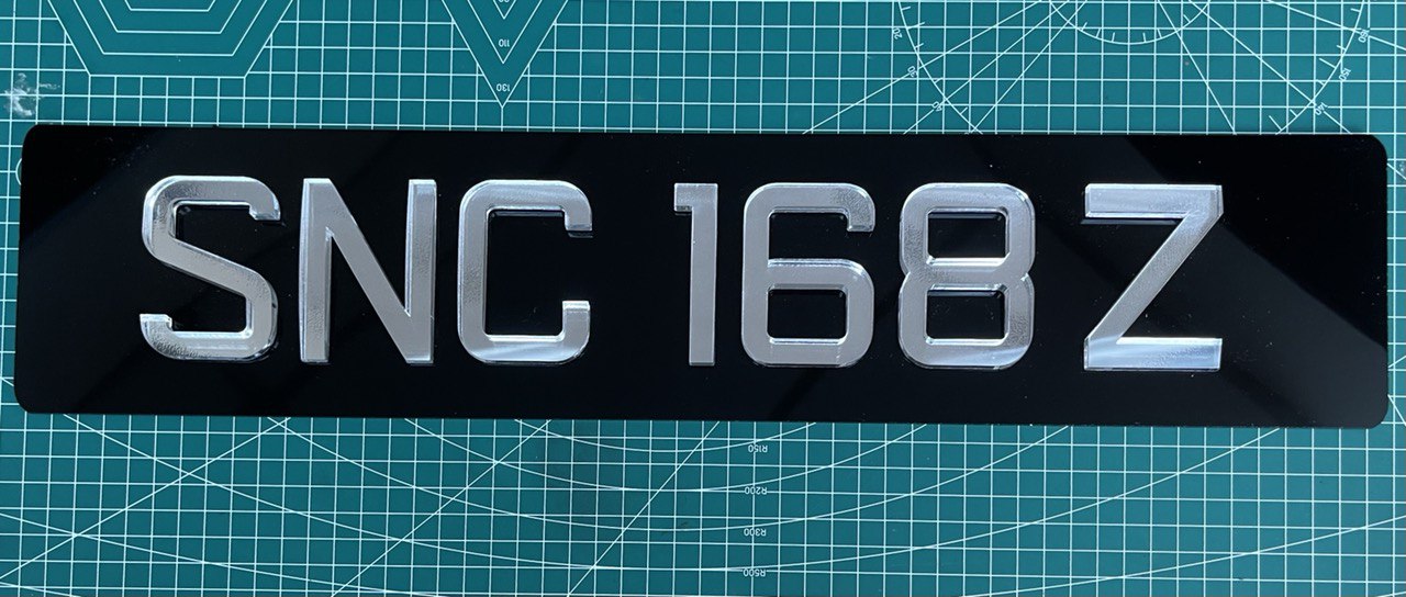 CHROME 3D POT BELLY PLATE [LTA NON COMPLIANT]
