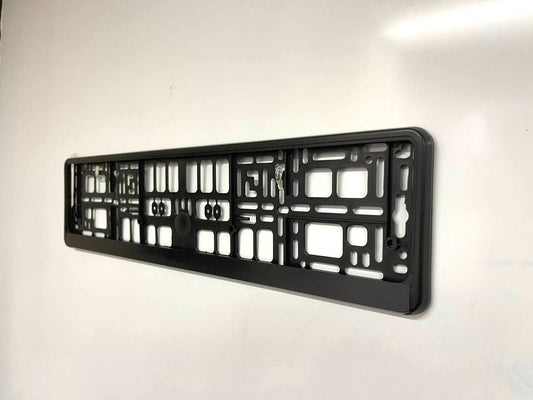 Plain Black Carplate Brackets