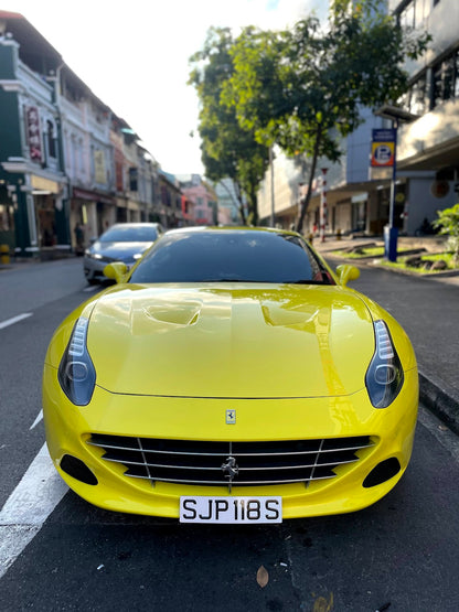 Laser Cut Number Plate - WHITE YELLOW [LTA NON-COMPLIANT]